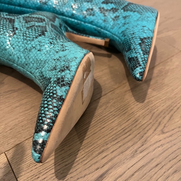 Paris Texas Blue Leather Boot - New - Picture 6 of 7